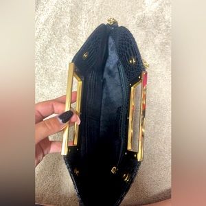 Michael Kors Black reptile bag